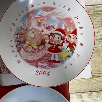 Amazon.co.jp: 不二家 ペコちゃんイヤープレート、銀座パーラー